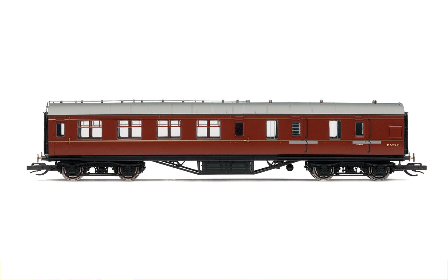 TT:120 Hornby Coach Car - TT4034A BR 57' Brake Third, M5629M - Era 5 Train Toy, TT Gauge Carriage for Train Set, Rolling Stock Models for Adults - 1:120 Scale Model Gift
