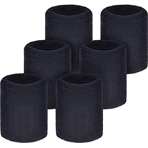 4 Stück Schweißband Sport Wristband, Schweißableitende