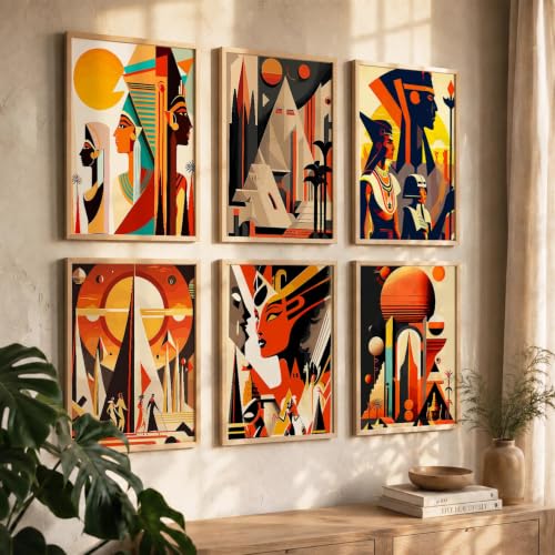 Image of kotart Premium Digital Paintings with Frame for Home Decoration - Painting for Living Room Bedroom Office Room Decor - Painting for Wall Decoration - Pack of 6 (Art 5, 19x25 inch)