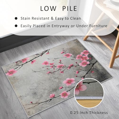 Tapete Decorativo Floral Cherry Blossom 213x183 cm miniatura 4