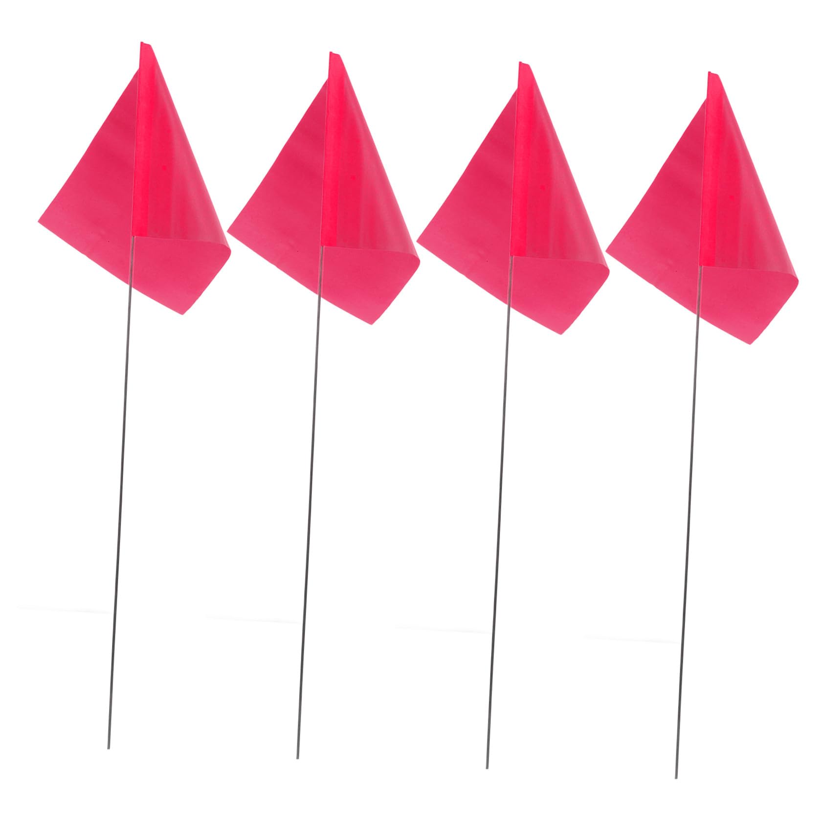 Drapeaux de jardin rose pour éviter les pièges d'irrigation