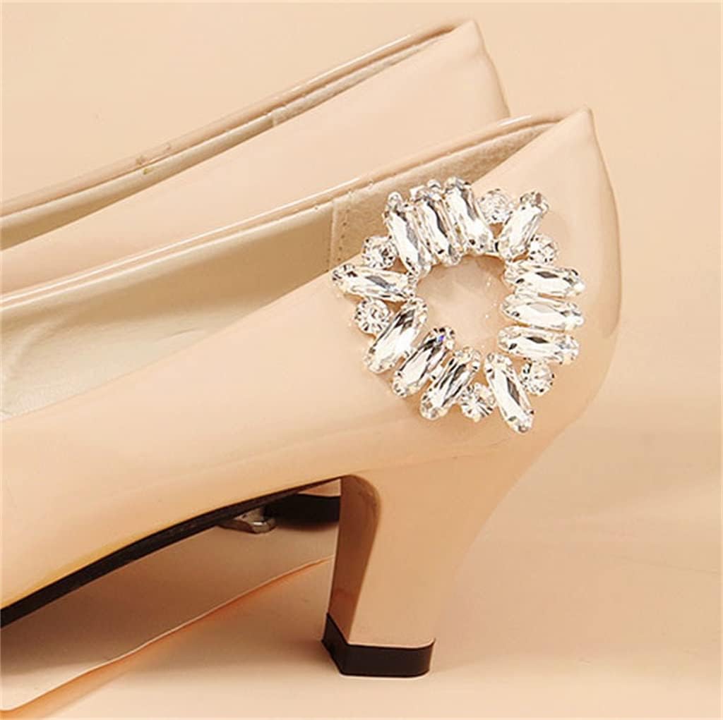 JSEIAJB Diy Shoes Accessories Metal Sandals Single Removable Wedding Dress Up