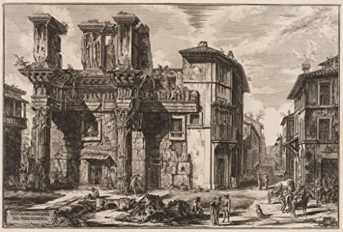 Tableau Vues du Forum de Nerva Piranesi 60x90cm poster art mural