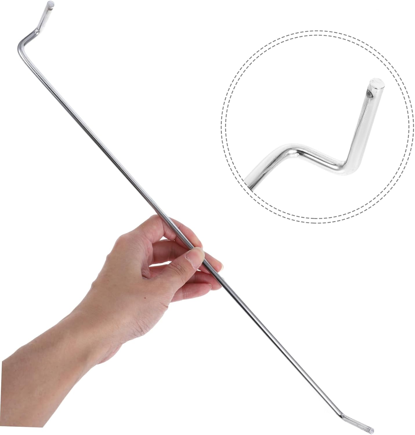Metal Pegboard Hooks Electroplating Plate Hooks for Shelves Utility Peg Board Hangers Pegboard for Shop Display