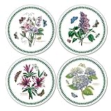 Portmeirion Botanic Garden Round Table Mats 4pcs set, Pattern random - diameter 31cm