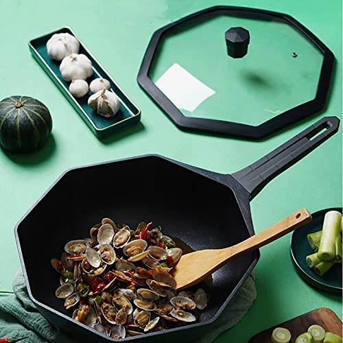 Wok antiadherente de 30 cm con mango desmontable miniatura 4