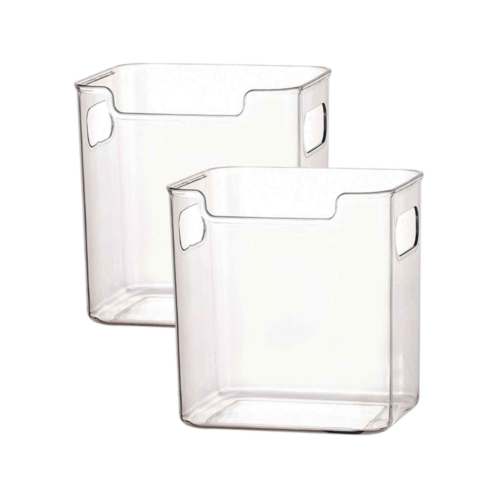 Storage Box Clear Stackable Containers Durable PET with Open Top Organizer for Freezer And Fridge