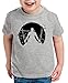 Zorro Moon One Manga Kinder Ruffy T-Shirt Anime Piece, Kinder T-Shirt Größe:110-116 (5-6 Jahre), Kinder Farben:Grau Meliert