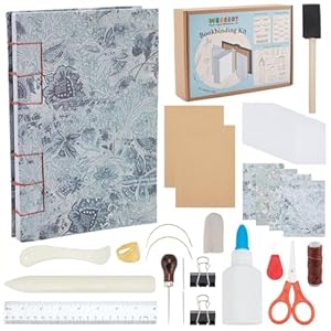 WEBEEDY 79-teiliges DIY Buchbinderei Journal Kit