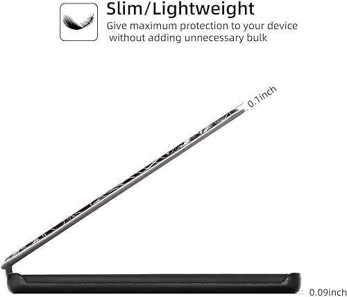 Vista 46 de WALNEW Funda para Kindle Scribe de 10.2 pulgadas (versión 2024/2022), funda inteligente de piel sintética con soporte para bolígrafo y encendido