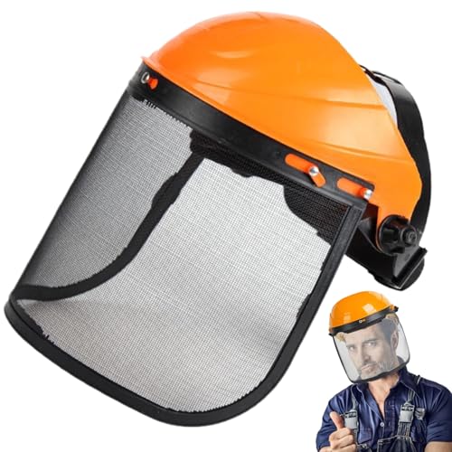 Scudo del viso per l'erbaccia che colpisce il viso regolabile Scudo del viso a faccia con spugna imbottita branca a prova di protezione a prova di protezione scudo facciale per giardinaggio per il gi