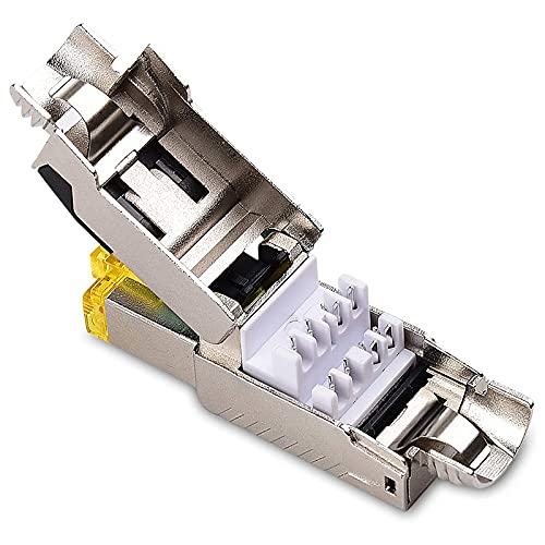 Prise Cat8 blindée RJ45 pour câblage de réseau informatique domestique performant