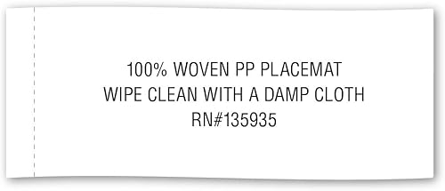 Miniatura 10 de DII - Juego de manteles individuales para interiorexterior de la colección Classic Woven, redondos, 15 pulgadas de diámetro, berenjena de 6 piezas