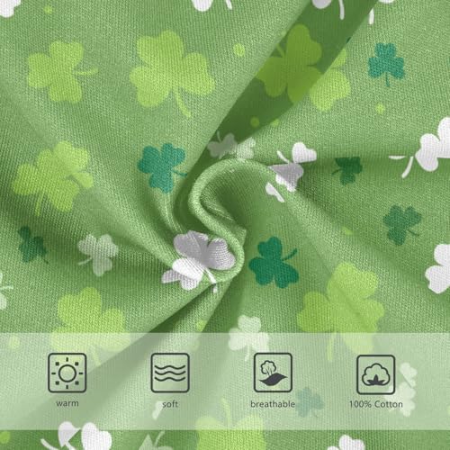 visesunny Boys Potty Training Underwear Saint Patricks Day Clover Leaf Breathe Cotton Briefs Size 2T-8Y for Toddler 7