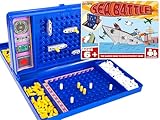  Dedimi Jeu de société de bataille de mer pour enfants – Jeu de stratégie traditionnel avec cuirasses, sous-marins et transporteurs d\'avions