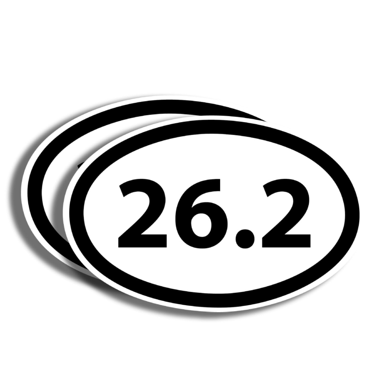 Stickers 26.2 Marathon duraderos para renovar la laptop y botella de agua de un runner, 5"