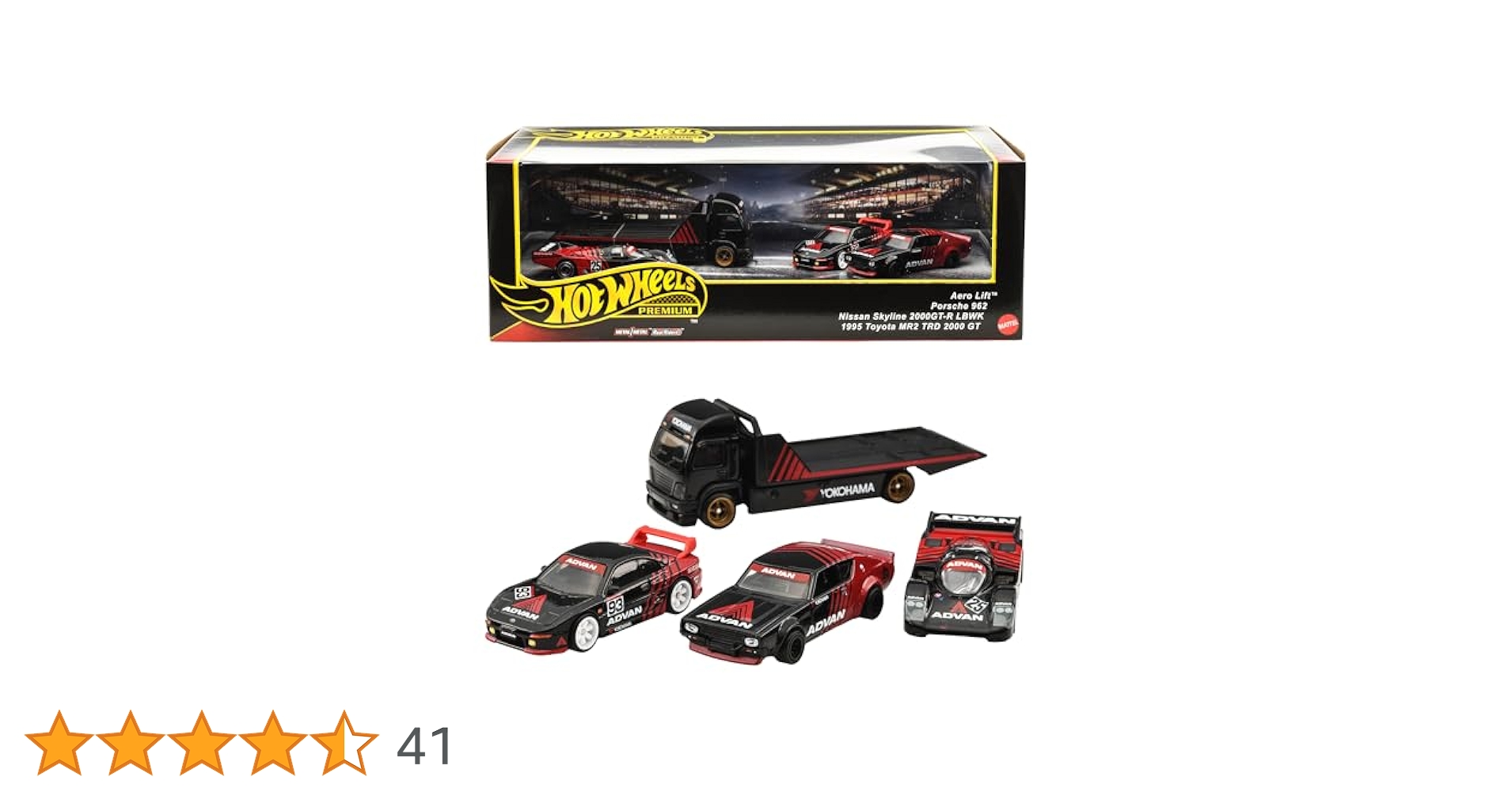 HWプレミアムコレクターセットアソート - アドバンレーシングチーム ２個セット Amazon | ホットウィール(Hot Wheels) プレミアムコレクター