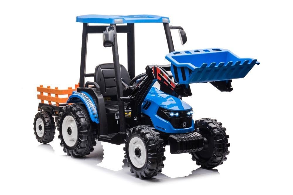 Trattore a batteria da 24 V per bambini, con Hercules Blue 24 V, controllo RC, da 1 a 7 anni