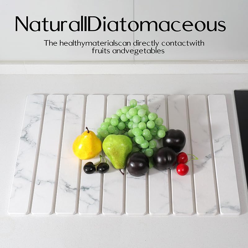 Tapis de bain à motif de diatomées absorbant et séchage rapide - 3
