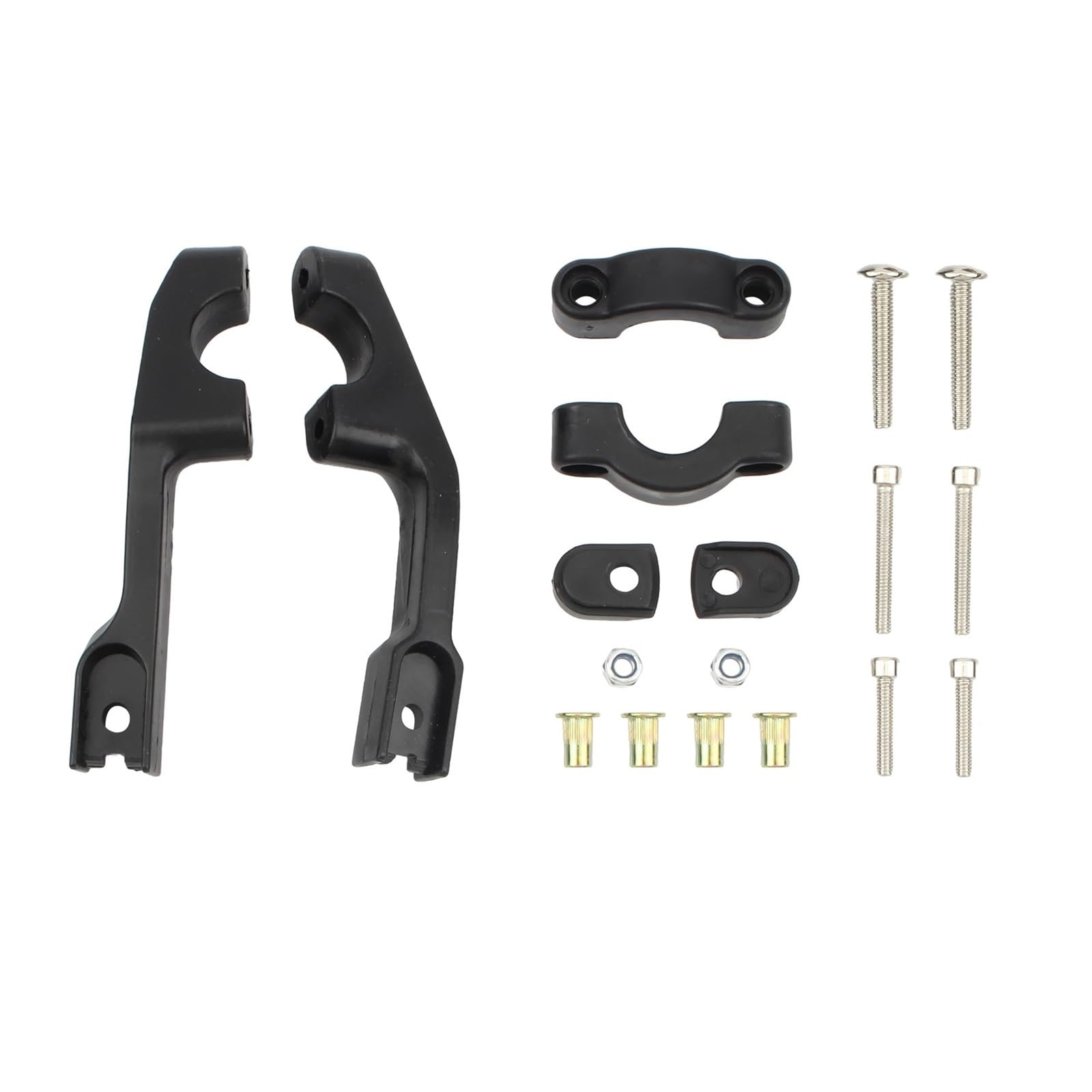 Ochraniacze dłoni Pasuje do HONDA pasuje YAMAHA EXC KLX YZF CRF ochrona osłona dłoni motocykla Protector motor terenowy Enduro(Black-white)