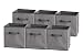 Sodynee Foldable Cloth Storage Cube Basket Bins Organizer Containers Drawers, 6 Pack