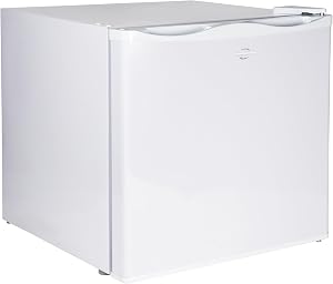 Koolatron Upright Deep freezer - 1 wired shelf, Garage Ready, Meat Storage, Manual Defrost, Space Saving, For Home, Apartment, Basement, Dorm, Room, 1.2 Cubic Feet Capacity White