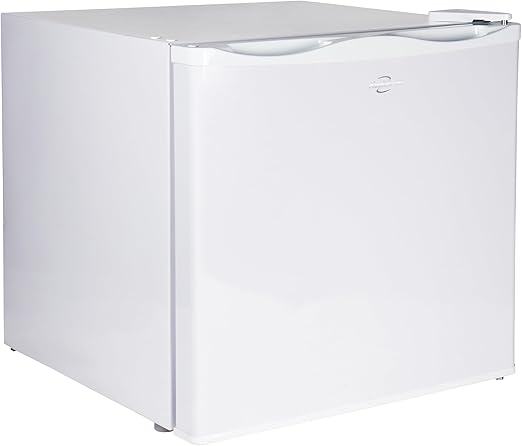 Koolatron Upright Deep freezer - 1 wired shelf, Garage Ready, Meat Storage, Manual Defrost, Space Saving, Congelador For Home, Apartment, Basement, Dorm, Room, 1.2 Cubic Feet Capacity White