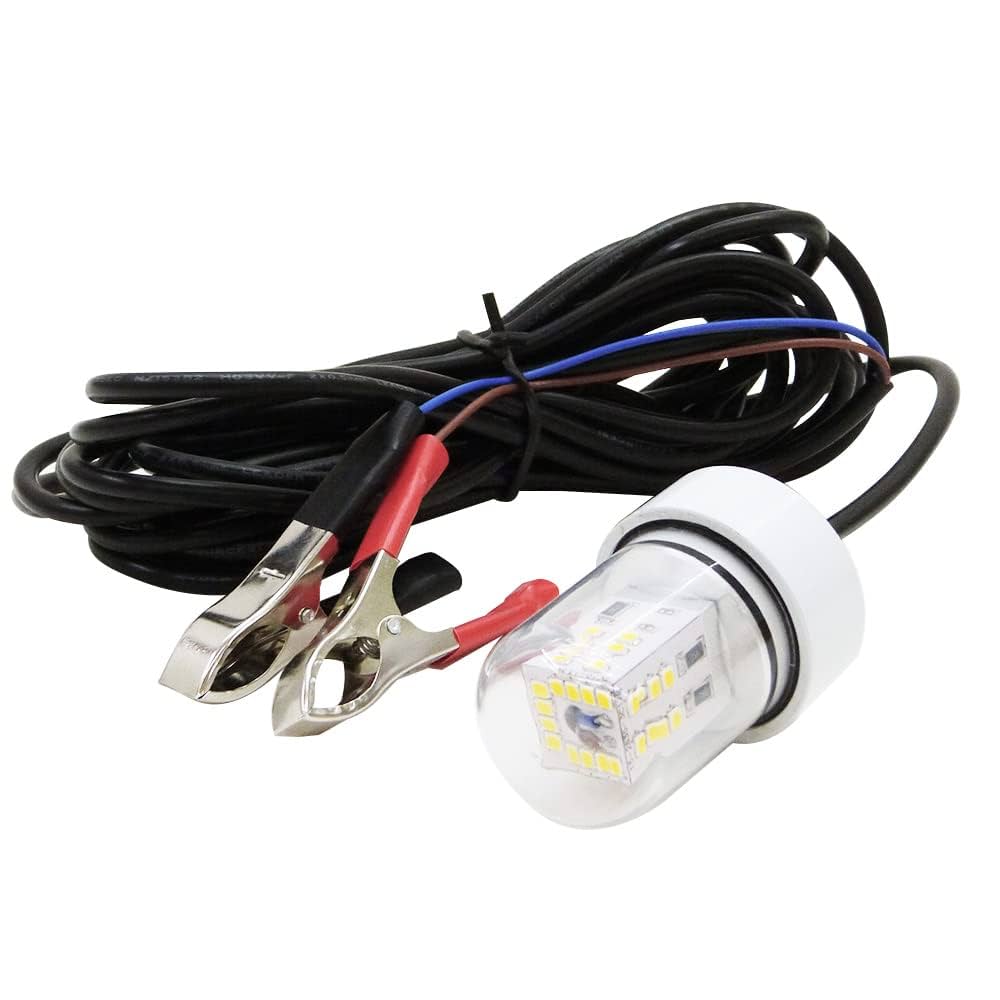 Amazon.co.jp: 青色 LED 水中集魚灯 15w 1200LM 12v 水中ライト