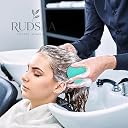 RUDSAA Manual Scalp Head Massager Shampoo Brush - Eco-Friendly With Soft Silicon Bristles, Hair Scalp Scrubber, Exfoliator | Dandruff Removal, Prevents Hair Loss (Cream A) gallery image