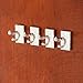 Odoria 1/12 Miniature Wall Hooks 4Pcs Dollhouse Decoration Accessories