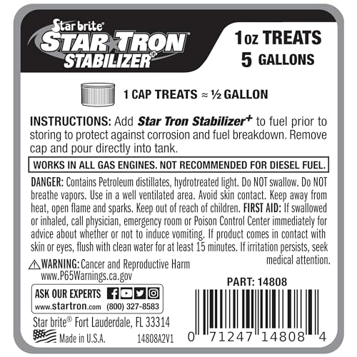 Image of STAR BRITE STAR TRON STABILIZER + Fuel Storage & Corrosion Protection