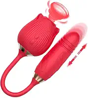 Vibradoris Feminino para Mulheres 9 Vibração 9 Sucção Modos App Longa Distância Bluetooth Controlo Remoto Sugador de Clitóris e Mamilos Magnético Recarregável Portátil Estimulador Erótico Z66