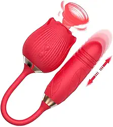 Vibradoris Feminino para Mulheres 9 Vibração 9 Sucção Modos App Longa Distância Bluetooth Controlo Remoto Sugador de Clitóris e Mamilos Magnético Recarregável Portátil Estimulador Erótico Z66