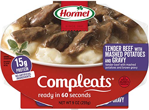 Hormel Compleats Tender Beef with Mashed Potatoes and Gravy (Pack of 6)