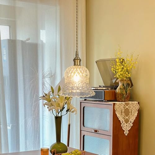 Lustre en verre suspendu E27 luminaire décoratif haut de gamme pour intérieur