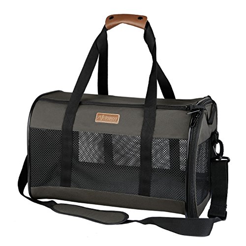 Akinerri Airline Approved Pet Carriers,Collapsible Soft Sided Pet Travel Carrier for Dogs and Cats, Cat Carrier Pet Carries for Small Medium Cats