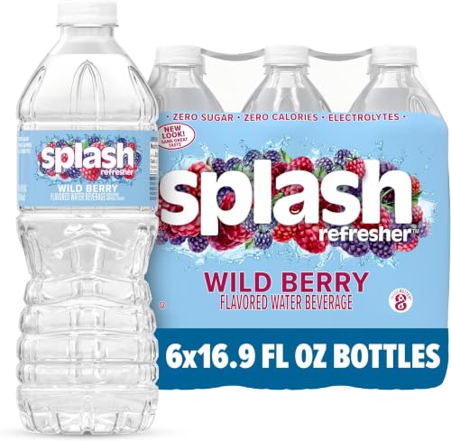 Image of Splash Blast Water, Wild Berry, 16.9 Fl Oz | 30 Pack | Plastic Bottle