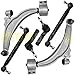 Kit bracci di sospensione anteriore compatibile per OPEL ASTRA J CHEVROLET CRUZE composto da 6 ricambi auto