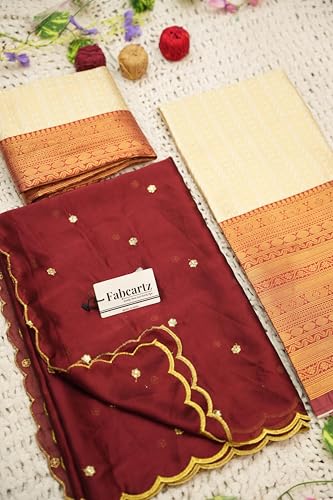 Image of Fabcartz Tranding South Indian Pattu Lehenga Choli For Women
