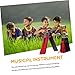 ERINGOGO 1Set Durable Handheld Clappers Traditional Percussion Instruments for Adults Black Lightweight Portable for Practice Performance