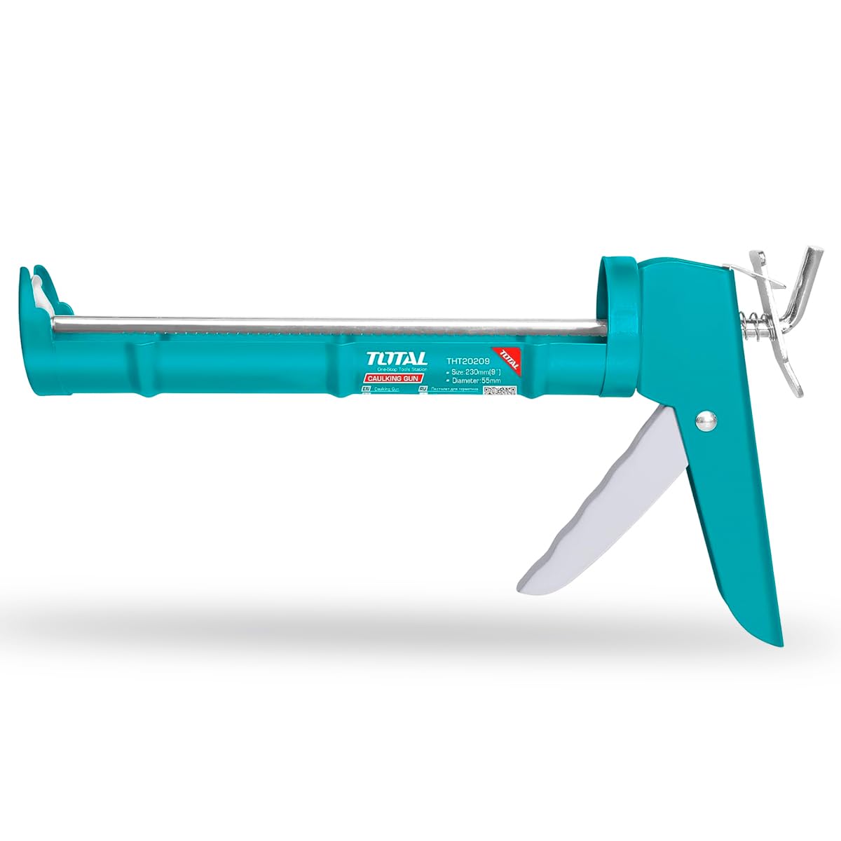 Pistola Per Silicone TOTAL - Professionale Con Applicatore Chiuso, 235 Mm, Ideale Per Fai Da Te - Foto 4