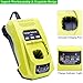 Lasica Replacement for Ryobi P117 18 Volt Battery Charger, Compatible with Ryobi 12V-18V ONE+ Plus Cordless Power Tool Battery Charger