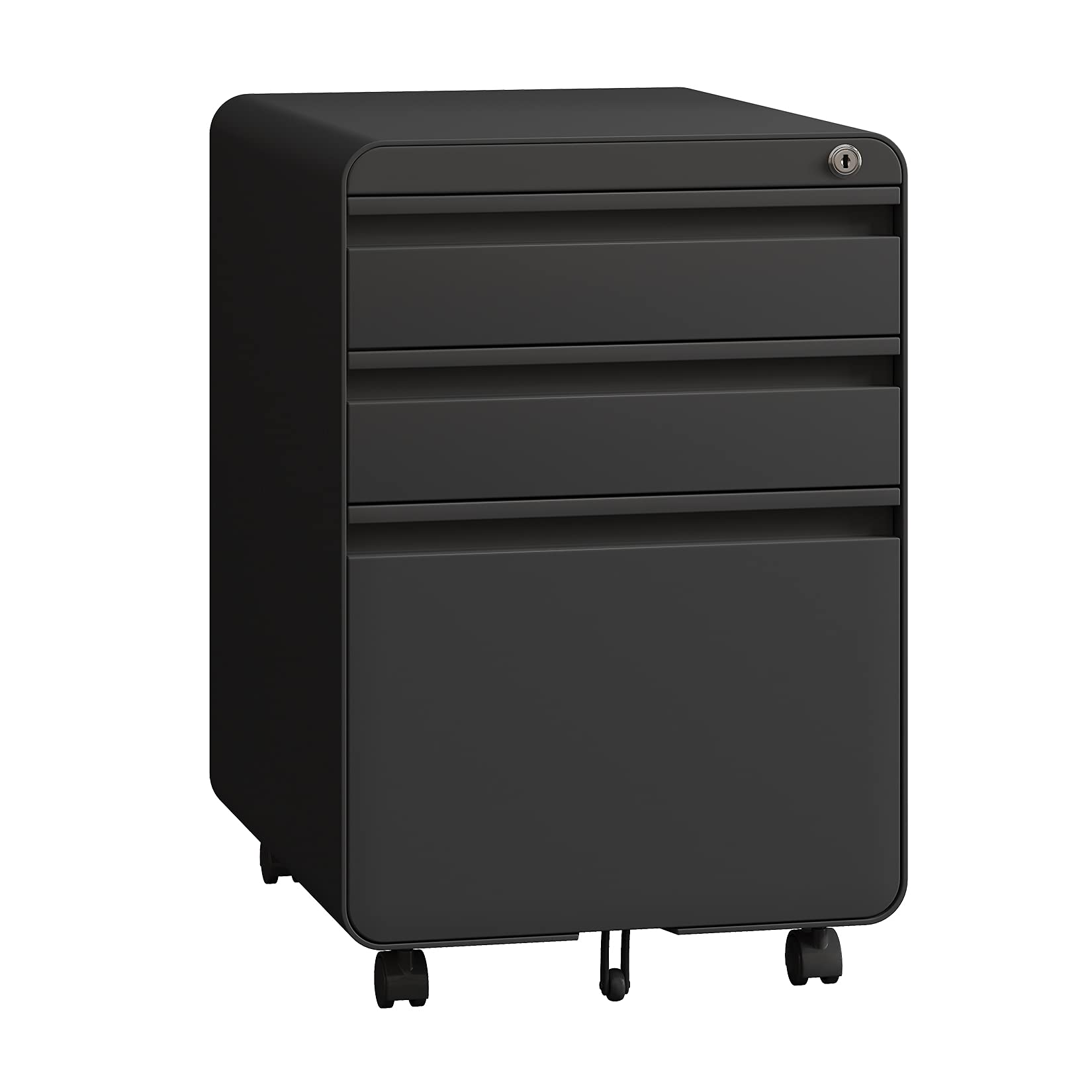 Dripex Fully Assembled 3Drawer Mobile File for A4 File
