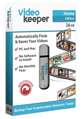 Video Keeper Portable Flash Drive Video Backup USB Drive 16GB