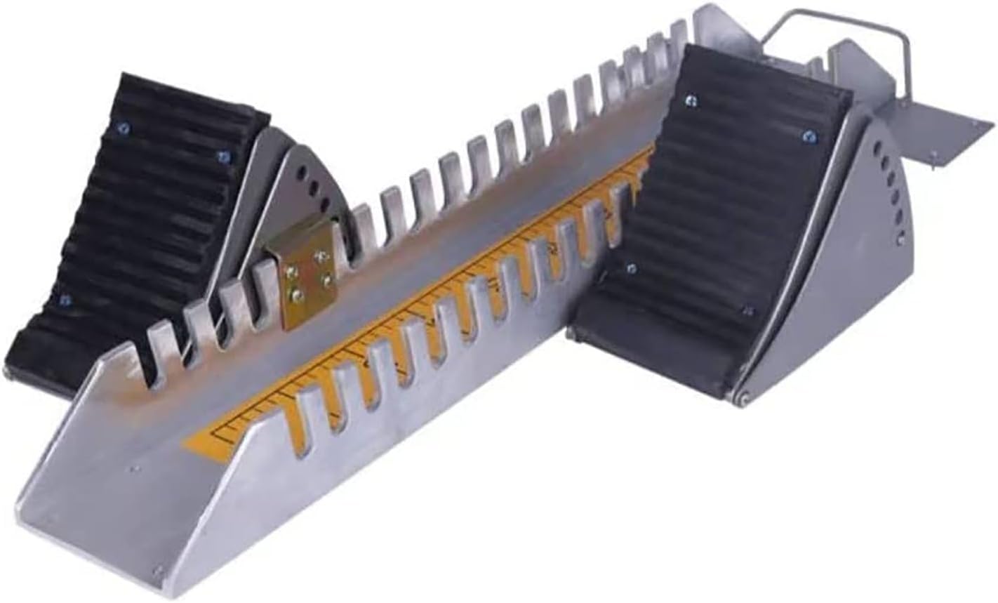 Aluminum Athletics Scholastic Starting Block: 6 Angle Adjustable Multi Function Starting Block for Plastic Runway Cinder Track
