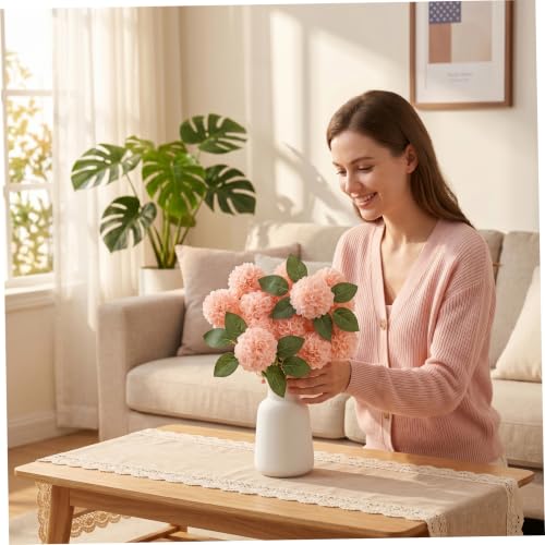 Dalias artificiales de otoño para decoración de bodas y hogar 25 uds 3