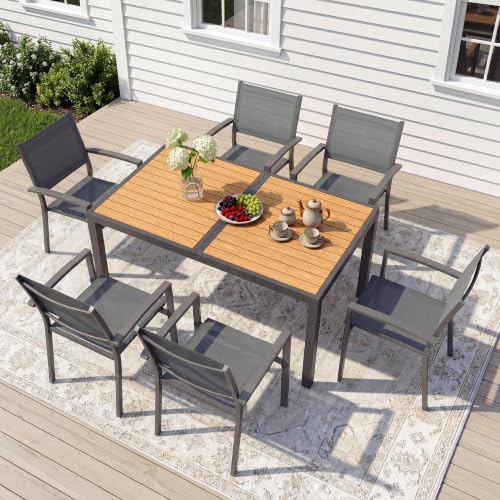 Wisteria Lane Patio Table and Chairs for 6