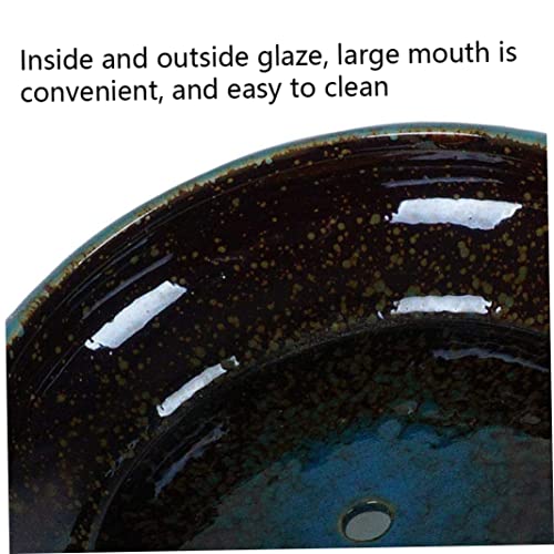 Grand pot de fleurs en céramique durable avec trou de drainage intégré - 6