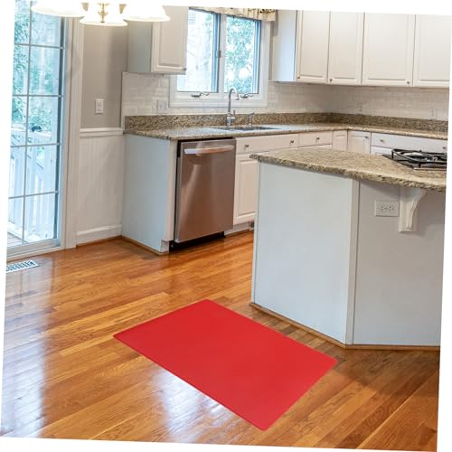 Tapis de cuisine antidérapant moderne lavable couleur pastèque LABRIMP