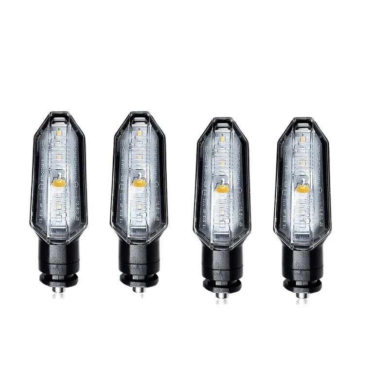 Clignotants de moto à eau courante bicolores 12V ambre pour XADV 750